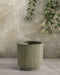DARIA - Bloempot - Olijfgroen - Groen - Kleivezels