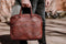DSTRCT Raider Road - Leren Laptoptas 15,6 inch - Groot hoofdvak - Zwart
