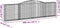 vidaXL - Schanskorven - 8 - st - gewelfd - 400x30x100/120 - cm - ijzer