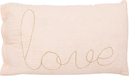 Atmosphera Kids Lili Love kussen - 40x30cm - Wit