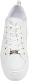Guess Neeka/Active Lady - Plateau sneaker - Logo allover - Wit - Maat 41