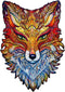 UNIDRAGON Houten Puzzel Voor Volwassenen Dier - Vurige Vos - 700 stukjes - Royal Size 41x60 cm