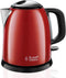 Russell Hobbs 24992-70 - Mini Waterkoker - 2400W 1L Kookt 1 kop in 50 sec Rood/Zwart