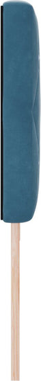 vidaXL - Hoofdbord - met - Kristal - Knoppen, - Geplooid, - Donkerblauw, - 200 - cm, - Fluweel