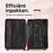 SKYCASES Travel One - 24-inch Medium Reiskoffer - Lichtgewicht Waterdicht Cijferslot - Rood V2