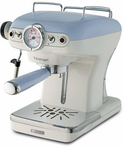 Ariete 1389 - Retro Espresso Machine - 15 bar - Vintage Sky Blue