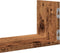 vidaXL - Wandschappen - 3 - st - 80x18x18 - cm - bewerkt - hout - oud - houtkleurig