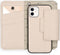 Selencia Hoesje Geschikt voor iPhone 12 Mini Hoesje Met Pasjeshouder - Selencia Llyr 2-in-1 Uitneembare Slang Bookcase - Wit