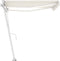 vidaXL - Luifel - automatisch - met - LED - en - windsensor - 350x250 - cm - crèmekleur
