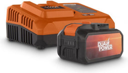 Dual Power POWDP9064 - Batterij & lader set - 2x20V 5.0Ah 2.5Ah - 4A lader (1 set)