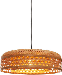GOOD&MOJO Hanglamp Ubud - Bamboe - Ø60cm - Modern - Hanglampen Eetkamer, Slaapkamer, Woonkamer