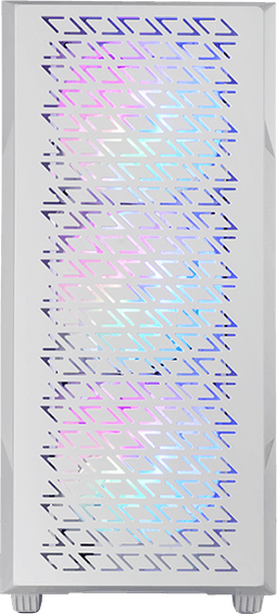 Mars Gaming MC-GEO - ATX Semi-toren doos - RGB Verlichting - Wit