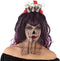 ATOSA - Dia de los Muertos doodskop haarband met sluier voor volwassenen - Accessoires > Haar accessoire