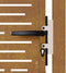 vidaXL - Poort - vierkant - 105x155 - cm - cortenstaal