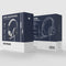 Pantone PT-WDH002N - Over-Ear Koptelefoon - Draad - Microfoon - Blauw