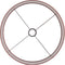 Light&living Kap cilinder 40-40-30 cm IMANI oud roze