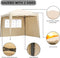 Angel Living Partytent Easy Up - 250 x 250 x 250 cm - Waterafstotend - Beige (2 zijwanden)
