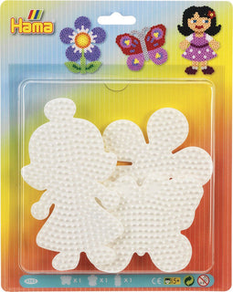 Hama Ironing Beads Signs - Butterfly, Flower, Girl