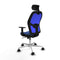 Piqueras y Crespo 1D086N2 - Bureaustoel - Hoofdsteun en verstelbare hoogte - Marineblauw