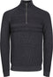 JACK&JONES JJPOWER KNIT HALF ZIP - Heren Vest - Maat L