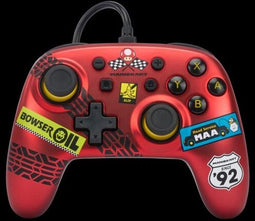 PowerA NSGP0124-01 - Bedrade Gamecontroller - Ergonomisch ontwerp - Rood