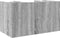 Bureau organiser 44,5x24x25 cm bewerkt hout grijs sonoma eiken