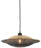 GOOD&MOJO Hanglamp Kalimantan - Bamboe/Zwart - Ø44cm - Modern - Hanglampen Eetkamer, Slaapkamer, Woonkamer