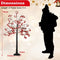 Coast 150 cm - Kunstmatige Kerstboom - 480 Warmwitte LED-Lampjes - 384 Rode Ballen - Rood/Zwart
