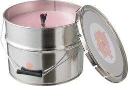 J-Line buitenkaars Verfpot Ikoko - metaal/was - lichtroze - large - 135U