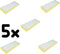 Synx Tools Spons set van 5 voor vloermopset- vloermop met steel - vloermoppen - mop - dweilsysteem - dweilen - dweilstok - Dweilset - Voor Synx Tools 8720929240616