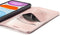 Hoesje Geschikt voor iPhone 12 PRO MAX met Anti Skim Bescherming - Pasjes Bookcase RFID Beschermd Cover - Roze Goud