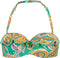 CYELL Paisley Perfect - bikinitop met voorgevormde cups en beugel - Maat 70E - Groen