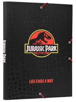 Grupo Erik A4 map - Jurassic Park hoekmap - met elastische band - zwart