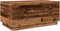 vidaXL - Salontafel - met - LED-verlichting - 90x50x40 - cm - oud - houtkleurig