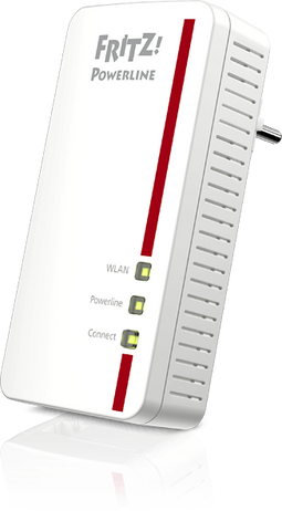 AVM FRITZ!Powerline 1260E WLAN - Powerline adapter - Tot 1200 Mbit/s - 1x Gigabit ethernetpoort
