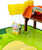 Klein Toys John Deere - Zand- en waterspeeltafel - 2in1 boerderij met afneembare bassins - Groen Geel - 64x46x60 cm