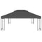 vidaXL - Prieeldak - 2-laags - 4x3m - 310 - g/m² - antracietkleurig