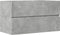 vidaXL - Wastafelkast - 90x38,5x45 - cm - spaanplaat - betongrijs