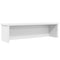 vidaXL - Keukenrek - stapelbaar - 50x15x16 - cm - bewerkt - hout - wit