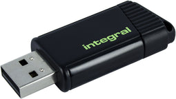 Integral Pulse - USB Flash Drive 128GB - Inklapbaar - Zwart