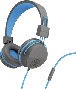JLab JBuddies Studio - On-Ear Koptelefoon - Volumebegrenzer 85 dB - Blauw Grafiet