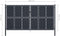 vidaXL - Poort - 400x200 - cm - staal - antraciet