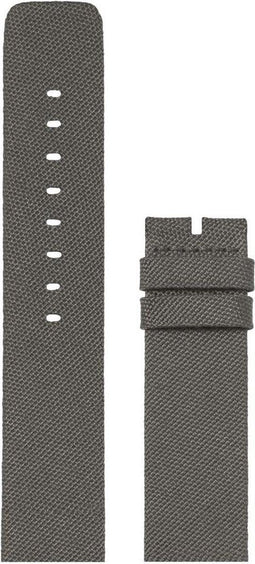 LEFF amsterdam - Horlogebandje - Cordura Band D42 - Grijs - 22 mm