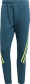 adidas Future Icons 3-Stripes Broek - Heren - Elastische taille met trekkoord - Turquoise - M