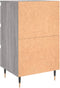 vidaXL - Nachtkastjes - 2 - st - 40x35x69 - cm - bewerkt - hout - grijs - sonoma - eiken