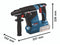 Bosch GBH 18V-24 C - Klopboor - Borstelloze motor KickBack Control Vibration Control