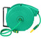 tectake® Wandslangbox - Tuinslanghaspel - 20 meter - 180° Draaibaar - Groen