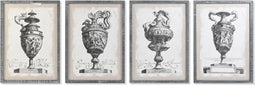 Schilderij DKD Home Decor Vaas 50 x 2 x 70 cm Neoklassiek (4 Onderdelen)