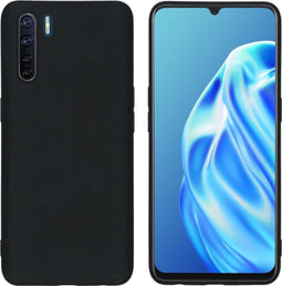 iMoshion Hoesje Geschikt voor Oppo Reno3 / A91 Hoesje Siliconen - iMoshion Color Backcover - Zwart