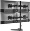 Equip 650127 - Verstelbare Quad monitorarm - Voor 4 schermen tot 32